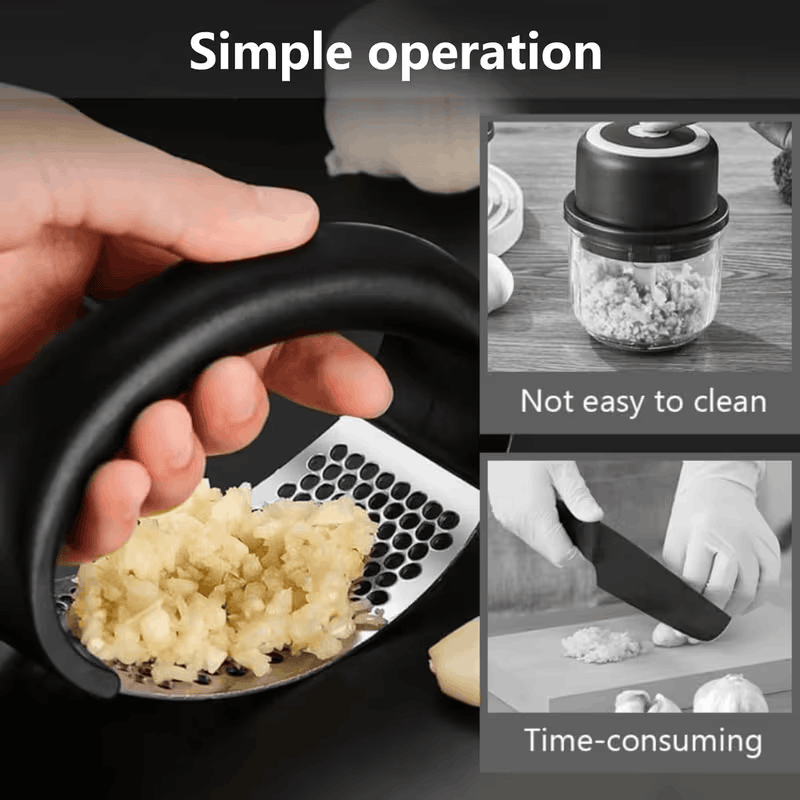 Stainless Steel Garlic Crusher | Easy Garlic, Ginger Crusher - Ekatra Mall EkatraMall