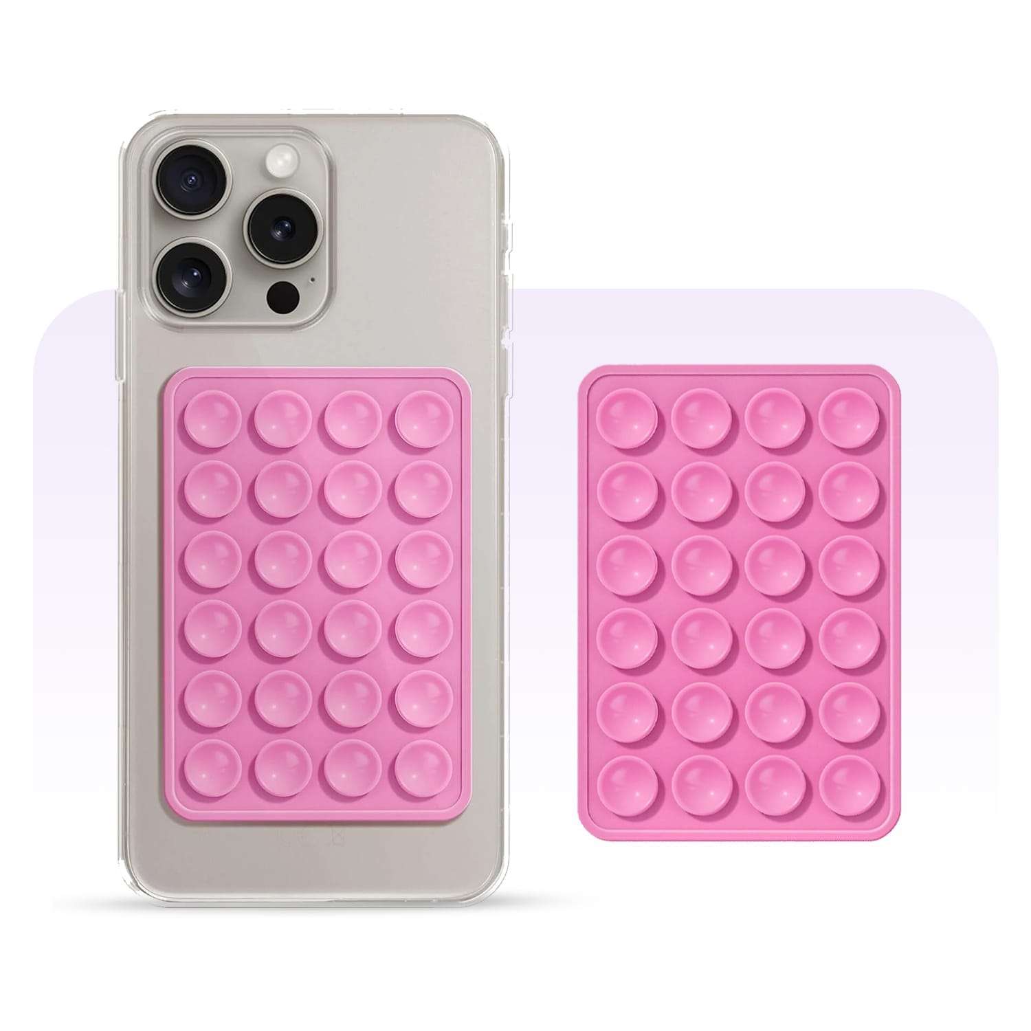 Double Sided Silicone Suction Phone Mount | Ekatra Mall GharChoice
