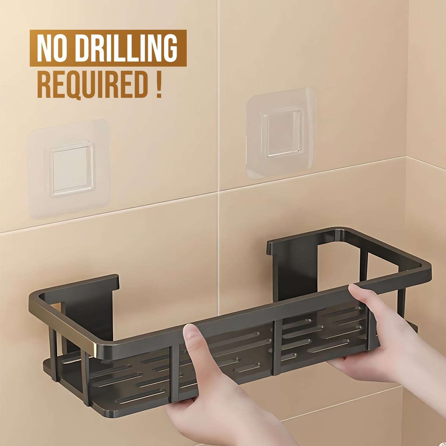 Aluminum Wall Mounted Bathroom Shelf | Ekatra Mall GharChoice
