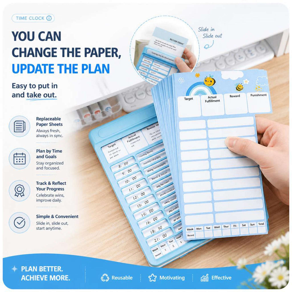 Daily Habit Tracker Board | Reusable Routine Checklist | Ekatra Mall GharChoice