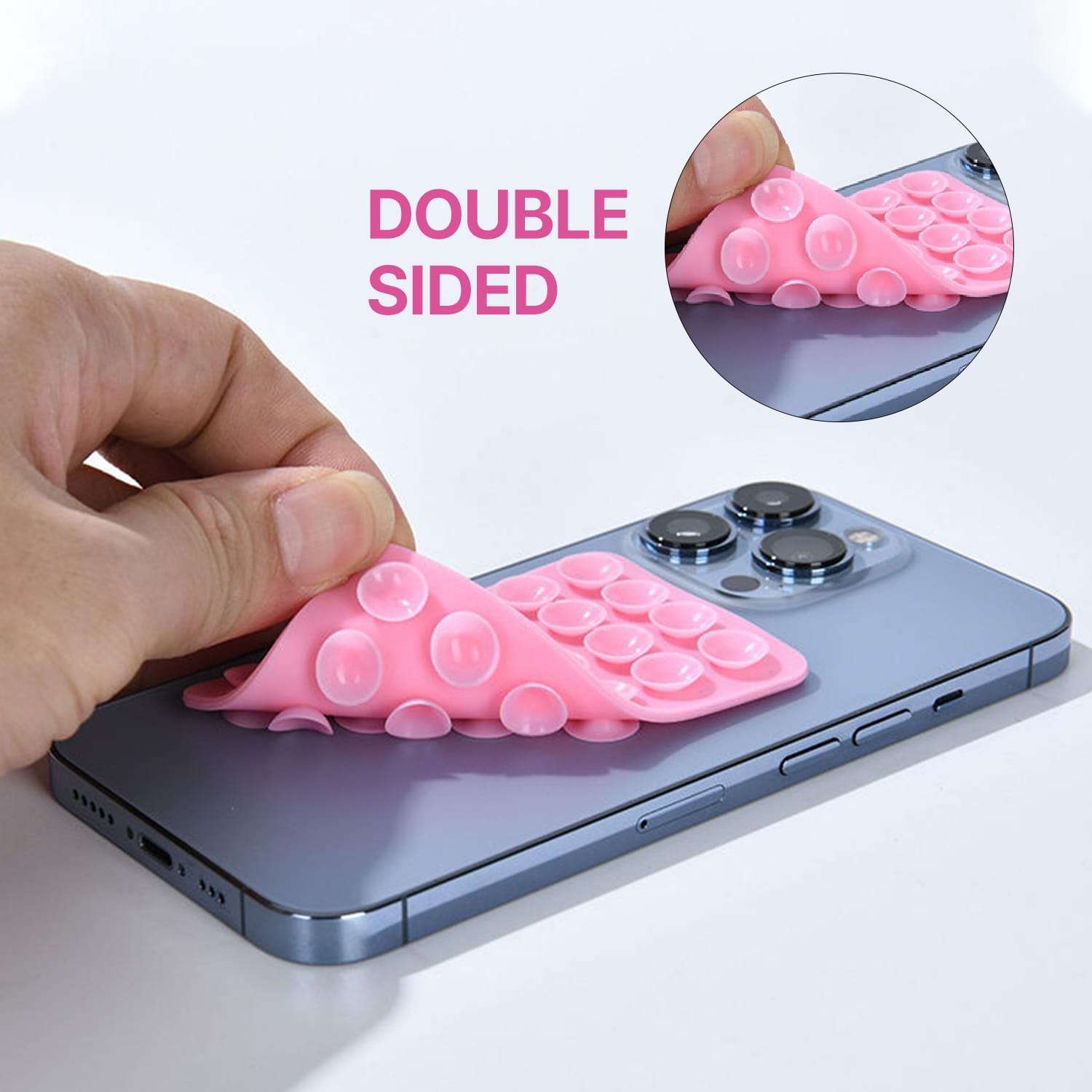 Double Sided Silicone Suction Phone Mount | Ekatra Mall GharChoice