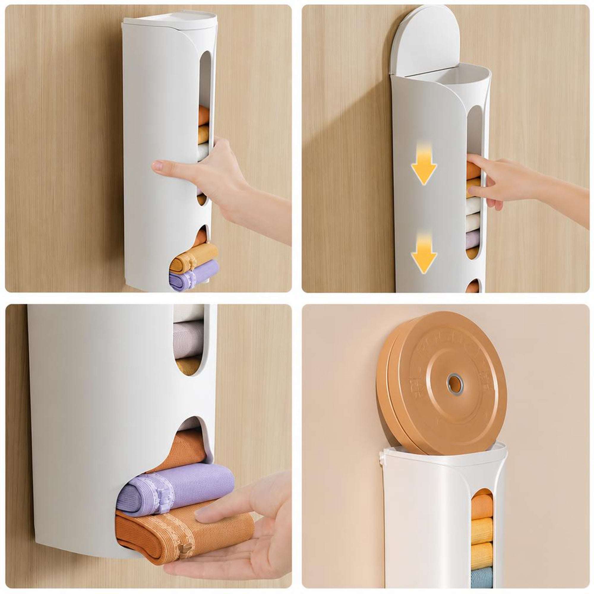 Multi-Purpose Wall Mounted Socks Organizer |  Ekatra Mall GharChoice