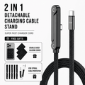 240W Type-C Fast Charging Cable | 2-in-1 Invisible Foldable Phone Stand [1.5 mtr] | Ekatra Mall EkatraMall