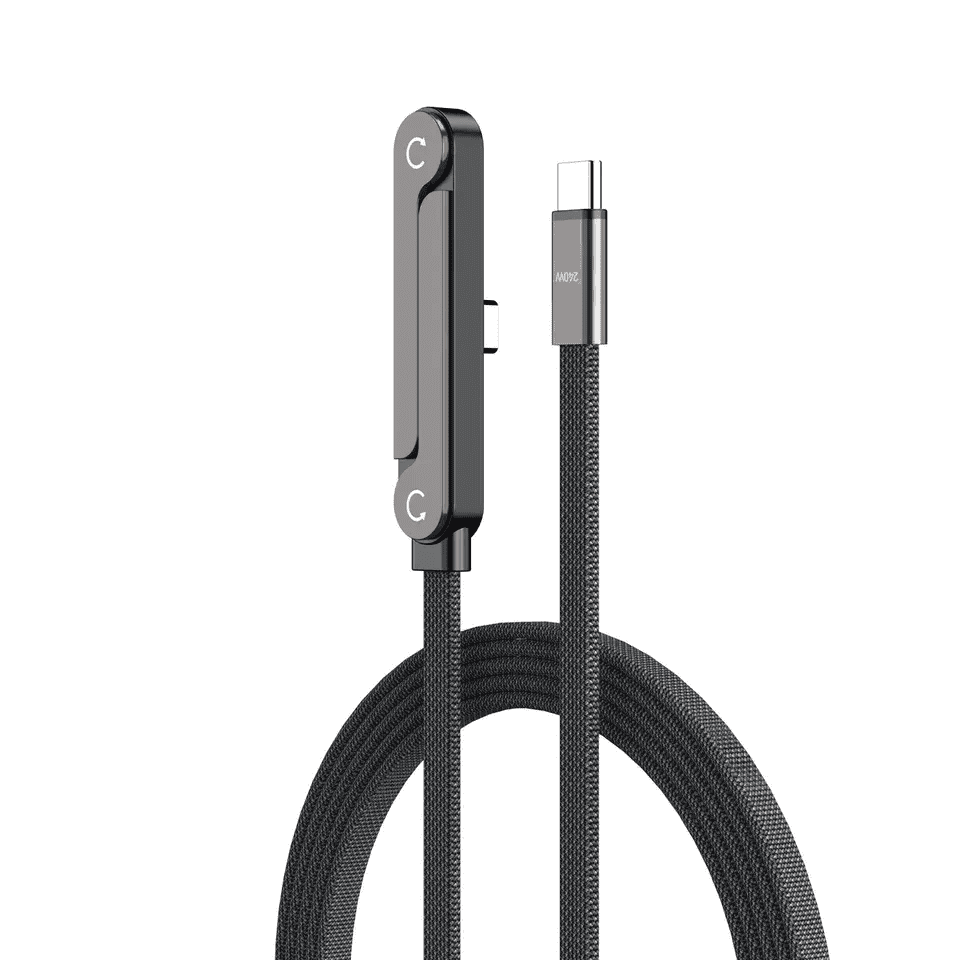 240W Type-C Fast Charging Cable | 2-in-1 Invisible Foldable Phone Stand | Ekatra Mall EkatraMall