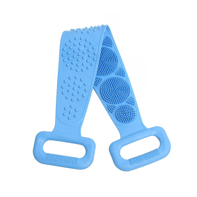 Silicone Body Back Scrubber | Double-Sided Exfoliating & Massage Bath Brush EkatraMall